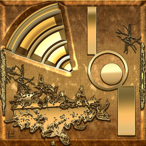 goldfarbene Bilder