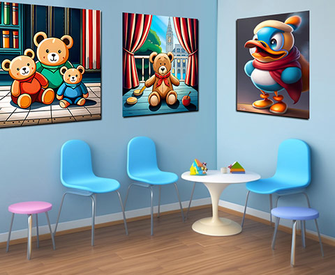 individuelle Kunst für Geschäftsräume