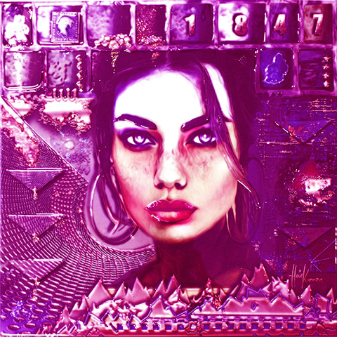 Moderne Frauencollage