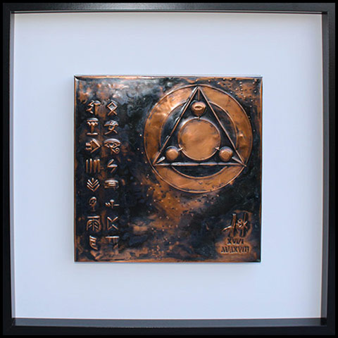 Moderne Metallkunstwerke